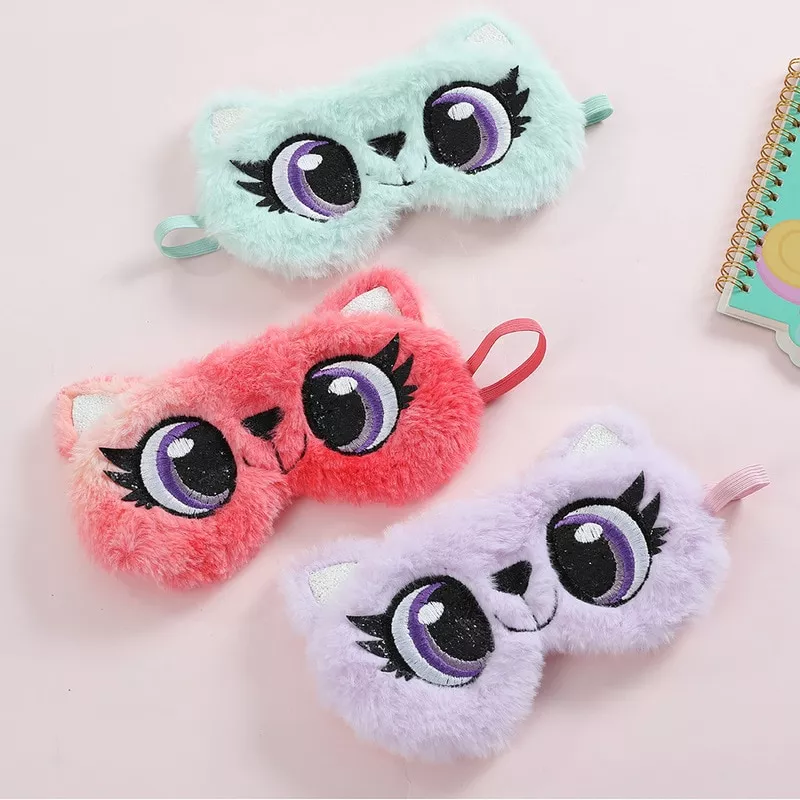 mascara de dormir panda de pelucia mascara de dormir eyepatch dos Novo anel de dedo do telefone móvel smartphone suporte para o iphone x 8 7 6 plus 5S telefone inteligente ipad mp3 carro montar suporte para samsung