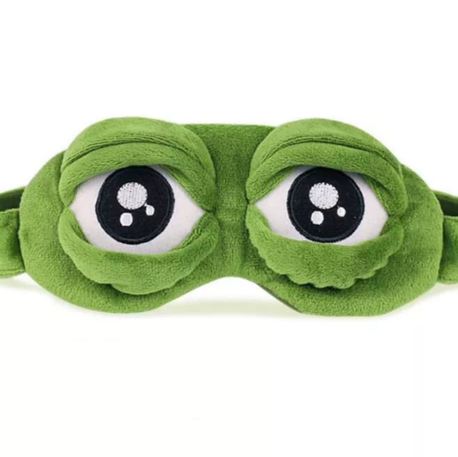 mascara p dormir pepe meme sapo sapo triste 3d resto sono mascara de olho Máscara p/ Dormir Pepe meme sapo sapo Triste 3D Resto Sono Máscara de Olho Tampa Dormir brinquedo de pelúcia Engraçado Anime Cosplay acessórios Do Presente