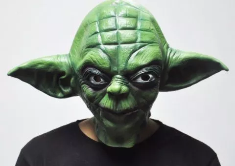 mascara profissional yoda Máscara Profissional Deadpool