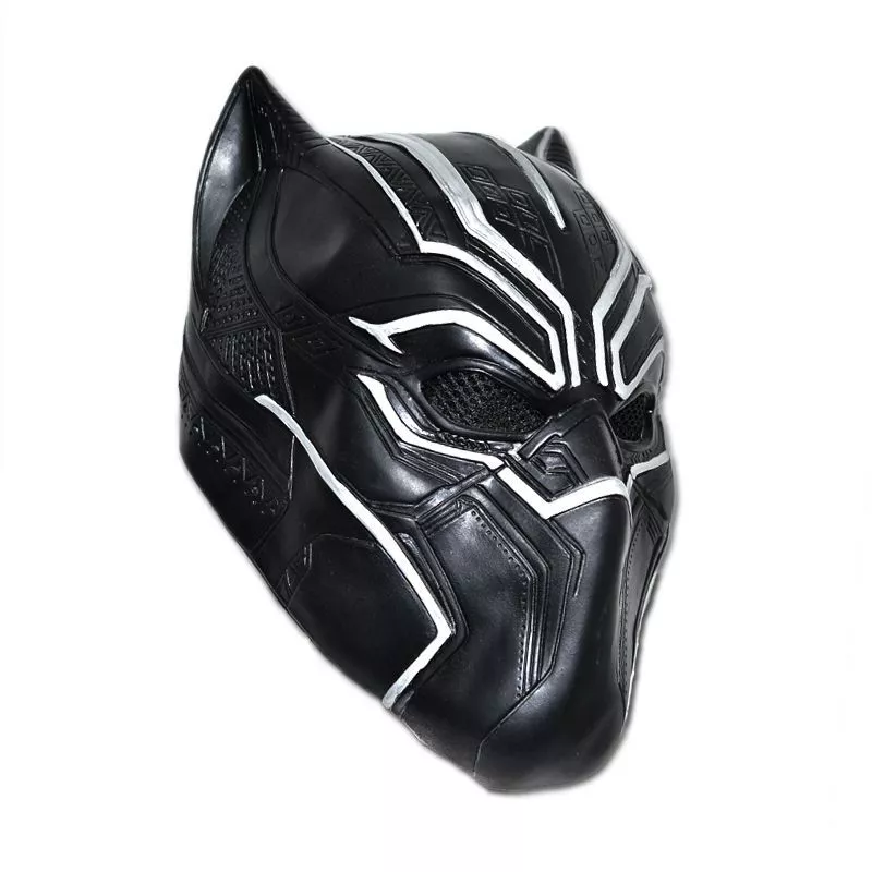 mascara vingadores guerra infinita avengers infinity war pantera negra black panther Colar Marvel Black Panther Pantera Negra Wakanda Rei Prata