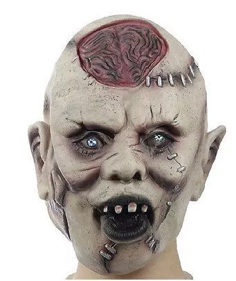 mascara zumbi profissional 1 Máscara Hellraiser Renascido do Inferno Profissional