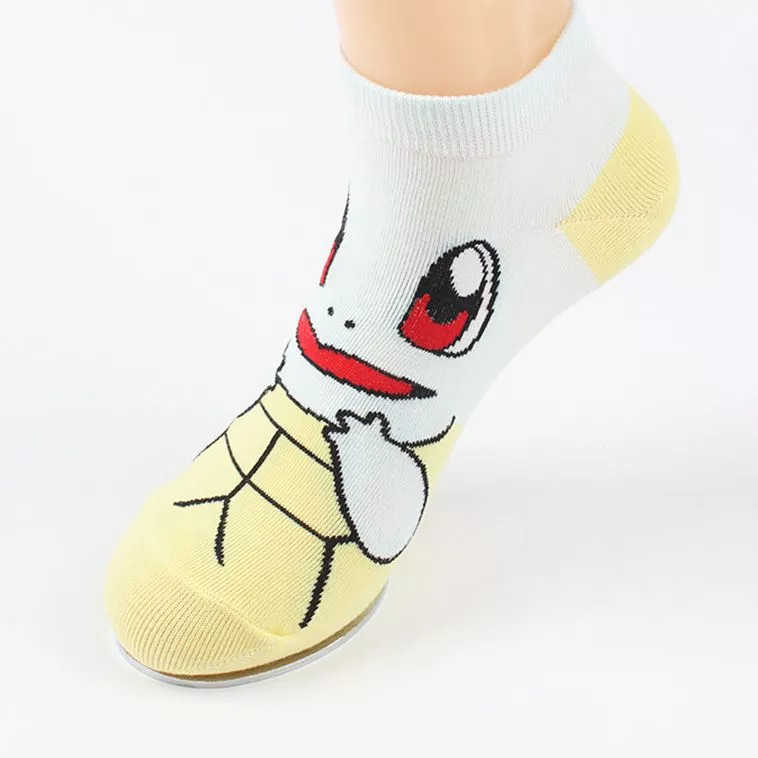 meia anime pokemon bulbasaur tamanho Unico Harajuku emoção ícone cosplay expressão meias meias anime bonito branco/preto collants