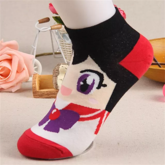 Meia Anime Sailor Moon Sailor Marte Tamanho Único