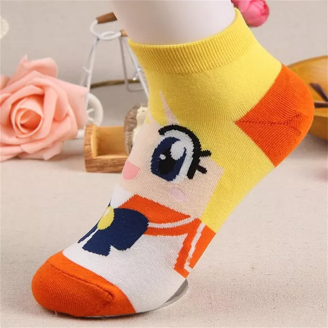 Meia Anime Sailor Moon Sailor Vênus Tamanho Único