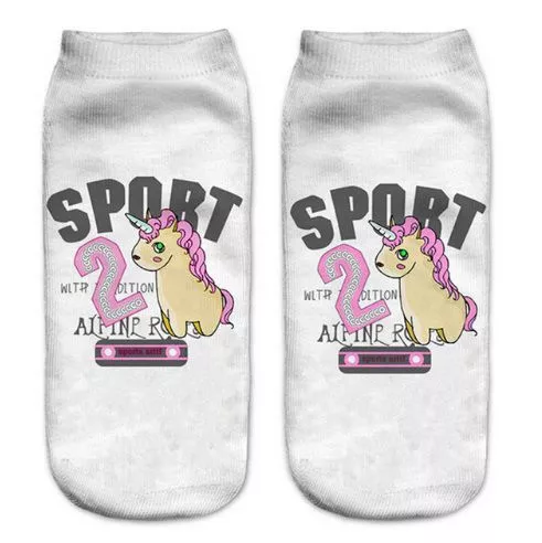 meia unicornio sport Meia Garfield e Odie