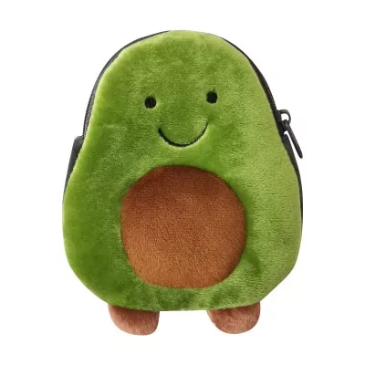 mini abacate brinquedos de pelucia kawaii moeda bolsa pequena bolsa de Capinha capa case telefone Para xiaomi mi 9t caso capa de pano tecido mofi original mi9t pro capa dura protetora silicone à prova de choque volta caso