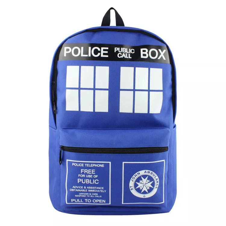 mochila adulta doctor who 3992 Mochila Infantil Pinguim Azul