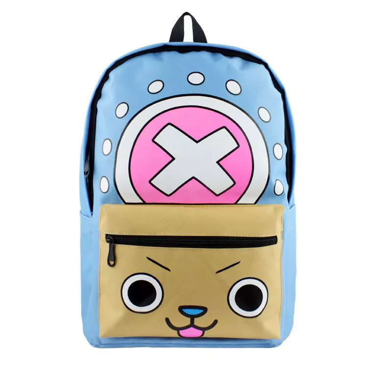 mochila adulta one piece chopper Mochila Transparente Roxo