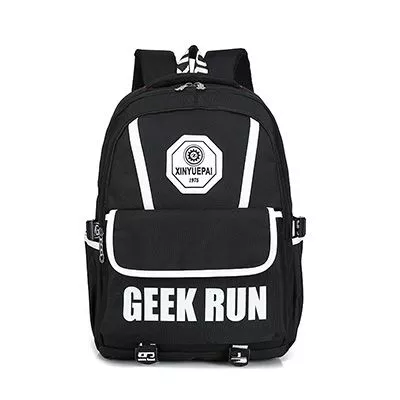 mochila adulto geek run preta Mochila Transparente Roxo