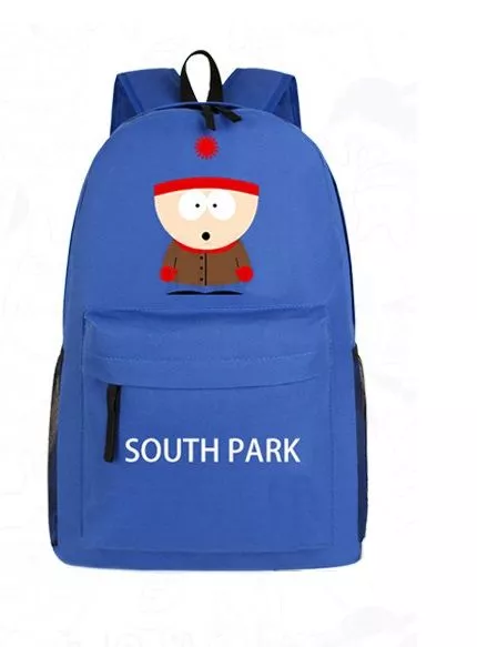 mochila anime south park azul stan marsh marinho Mochila moda 3d saco oxford poliéster pano fantasma lâmina exterminada mochila bing kawaii saco me contro te lâmina corte demônio