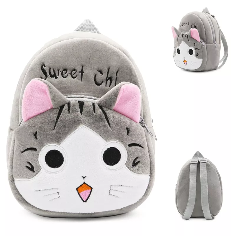 mochila chis sweet home dos desenhos animados japoneses doce chi pelucia Colar crânio fones de ouvido estudante pingente colar personalidade casal retro punk masculino titânio aço hip hop colar