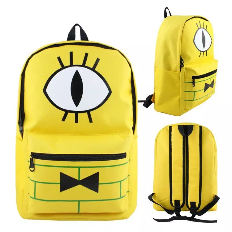 mochila gravity falls bill cipher Mochila Transparente Roxo