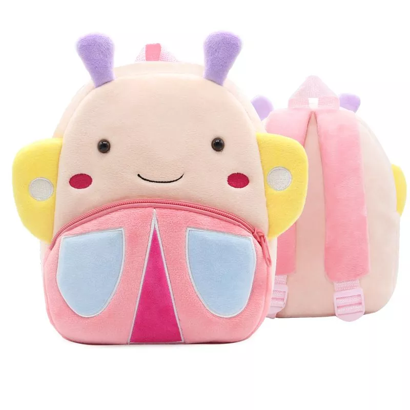 mochila infantil borboleta Bolsa Anime Pokemon Eevee