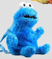 mochila infantil cookie monster sesame street Mochila Infantil Vaca