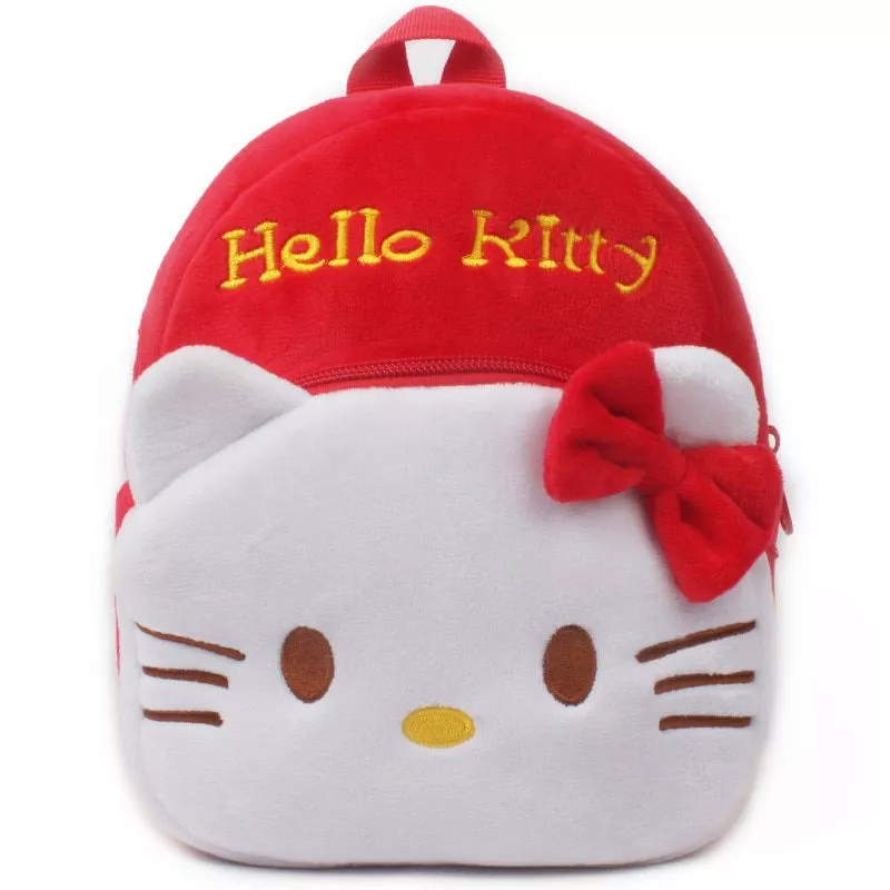 mochila infantil hello kitty vermelha 004 Mochila Brilhante Azul #007