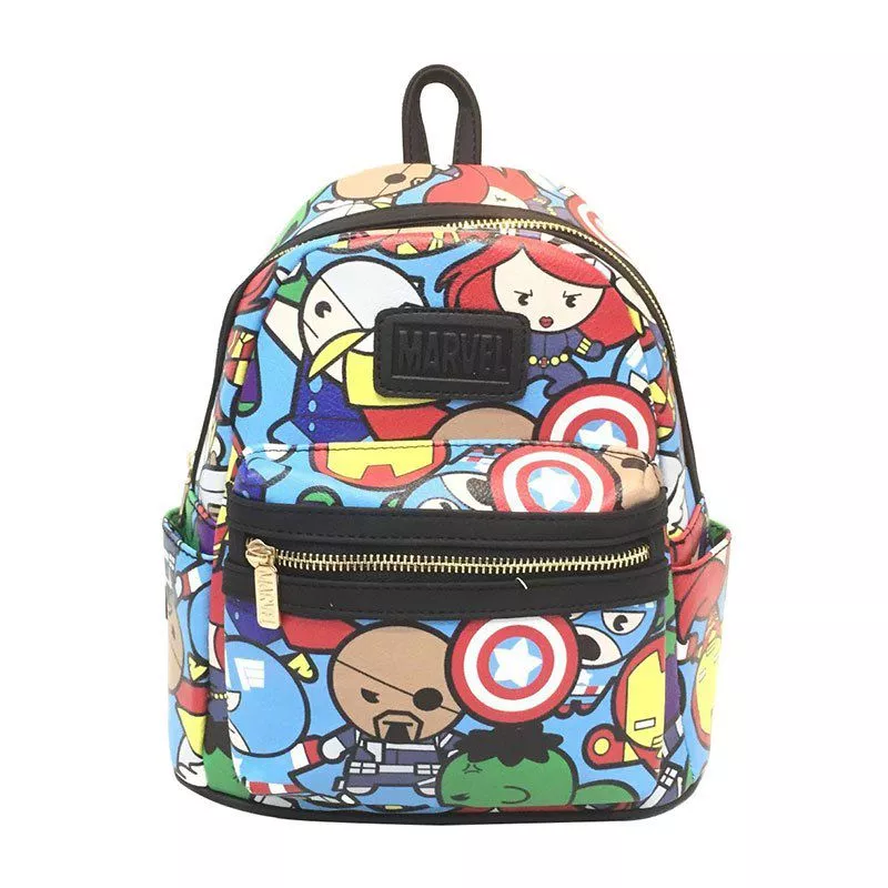 Mochila Infantil Super Heróis Quadrinhos HQ Agentes Of Shield