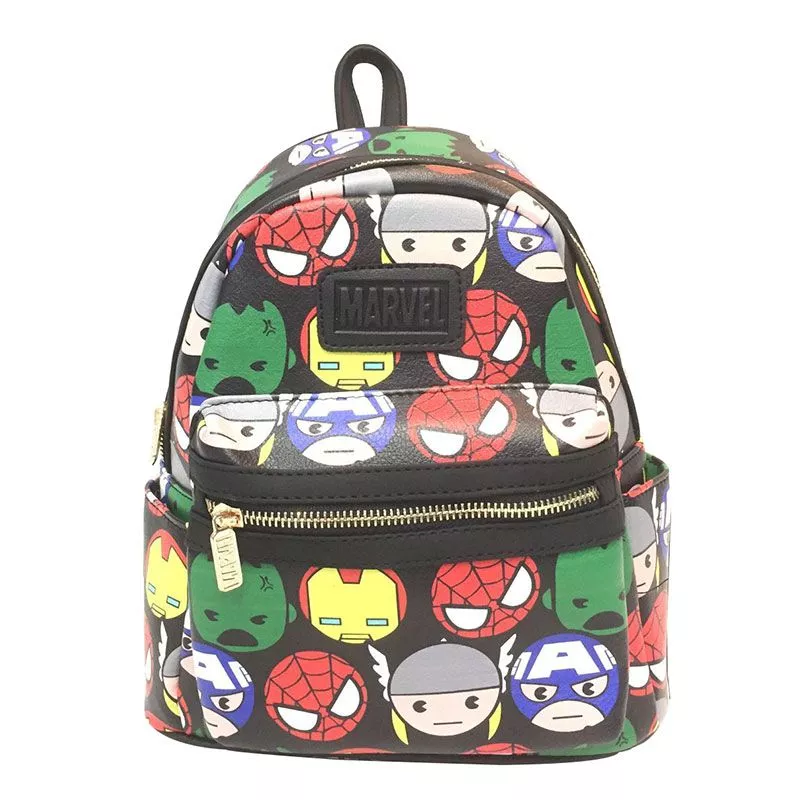 mochila infantil super herois quadrinhos hq vingadores Mochila Transparente Roxo