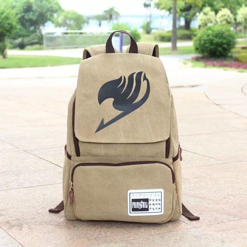 mochila pasta bolsa anime fairy tail Mochila Pasta Bolsa Mustache