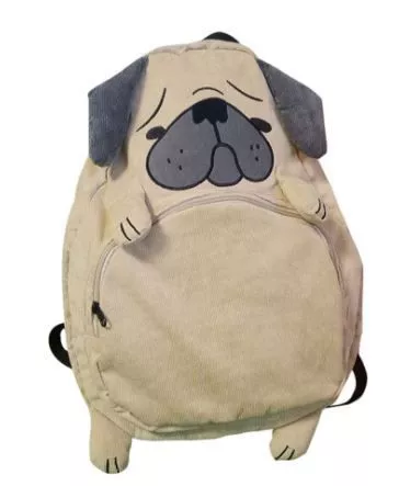 mochila pasta bolsa cachorro pug Mochila Anime Neko Atsume