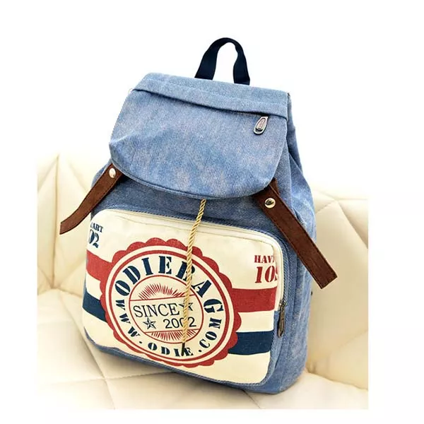 mochila pasta bolsa escolar feminina vintage Carteira Zelda Escudo Emblema DFT-3106