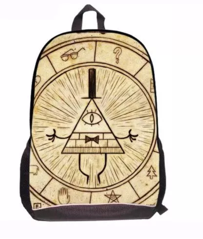 mochila pasta bolsa escolar gravity falls bill cipher Bolsa ombro Japonês jk faculdade estudante sacos saco de escola commuter pasta amor ao vivo anime cospaly traje acessórios saco de mensagem