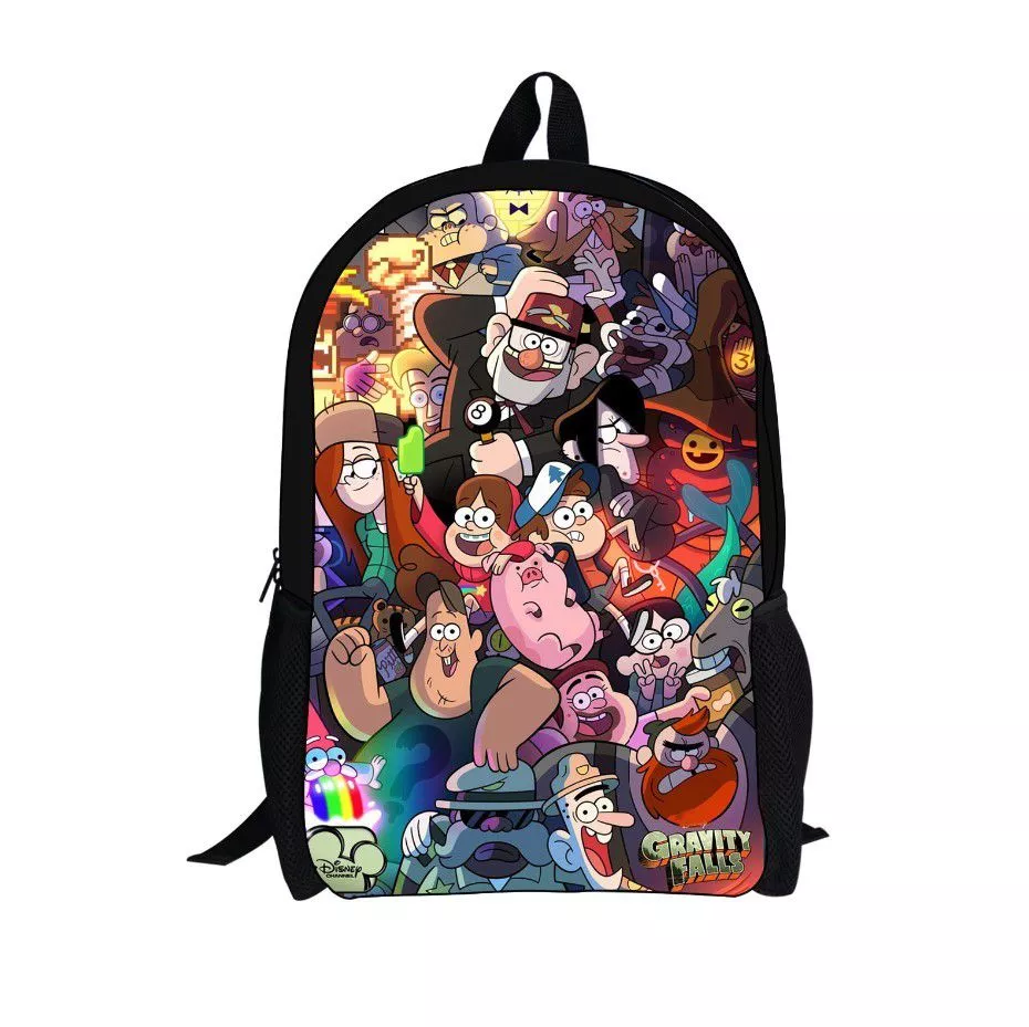 mochila pasta bolsa escolar gravity falls Mochila Pasta Bolsa Anime Sailor Moon Gata Luna Preta