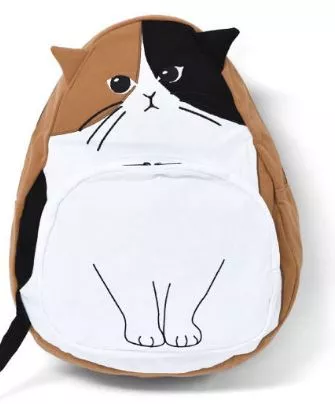 mochila pasta bolsa gato Mochila Pasta Bolsa Desenho Animado Olhos Monstro