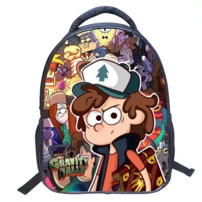 mochila pasta bolsa gravity falls dipper pines Carteira Gravity Falls Jornal 3 Dipper DFT-1828