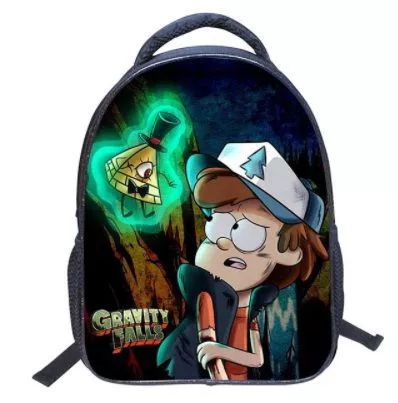 mochila pasta bolsa gravity falls dipper Mochila Pasta Bolsa Vamp Ossos Caixão Vermelha