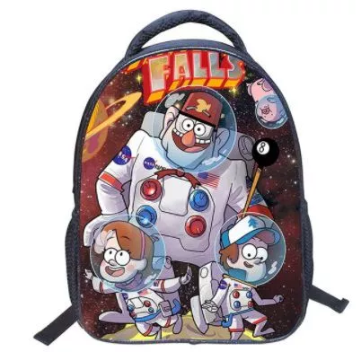 mochila pasta bolsa gravity falls Mochila Pasta Bolsa Vamp Ossos Caixão