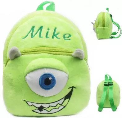 Mochila Pasta Bolsa Infantil Monstros S.A. Mike Wazowski