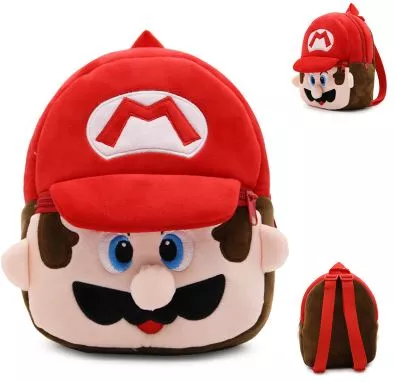 mochila pasta bolsa infantil super mario bros Carteira Jogo Super Mario Bros 9cm