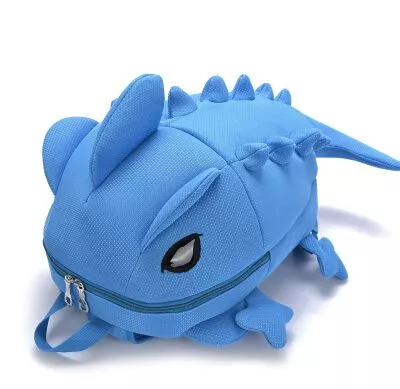 Mochila Pasta Bolsa Lagarto Azul