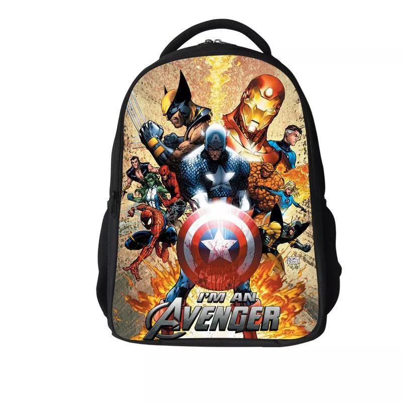 mochila pasta bolsa marvel i am an avenger vingadores Pijama Adulto Canguru