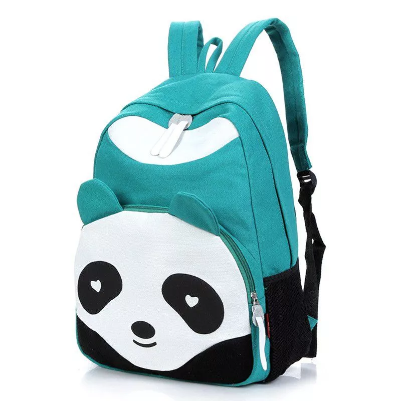 mochila pasta bolsa panda azul Estojo Porta Lápis Anime One Piece