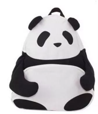 mochila pasta bolsa panda Mochila Bart Simpson Preta #001