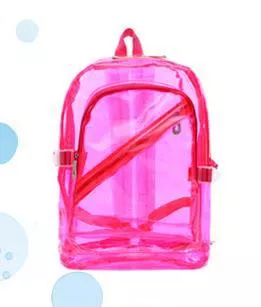 mochila transparente rosa Caneta Pata Daisy Gel Ponta Agulha Tinta Preta