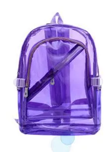 mochila transparente Mochila Transparente Roxo