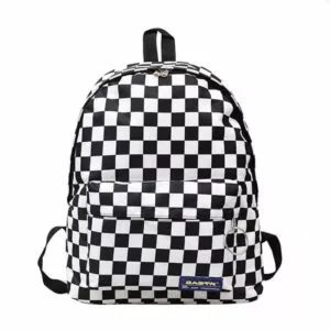 mochila unisex trelica mochila nova tendencia xadrez adolescente saco de escola Óculos vintage único sem aro starfish forma feminino óculos de sol claro oceano lente óculos de sol moda senhoras tendências tons