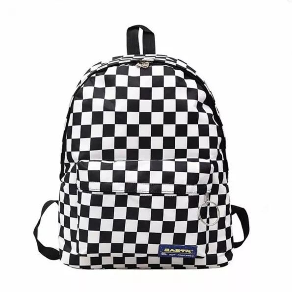 mochila unisex trelica mochila nova tendencia xadrez adolescente saco de escola Mochila unisex treliça mochila nova tendência xadrez adolescente saco de escola casais pacote de volta saco de viagem