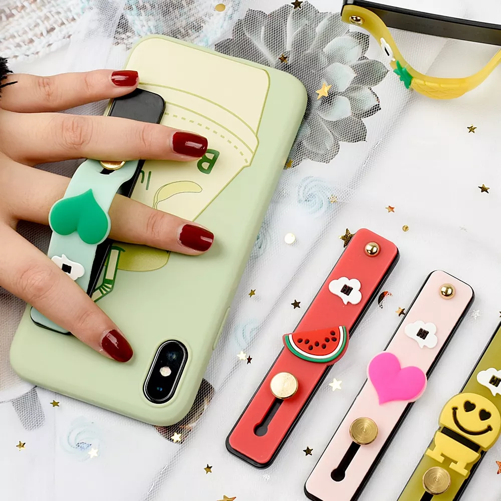 moda nova bonito dos desenhos animados doces cor telefone titular para o Capinha celular case Imd pedra de mármore gel caso para apple iphone 7 6s 6 8 plus x xr xs max casos preto branco macio caso de telefone mole