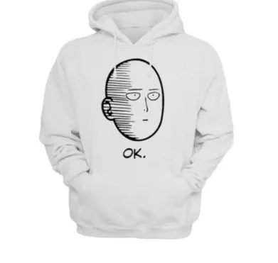 Moletom com Capuz Anime One Punch Man Saitama Tsume