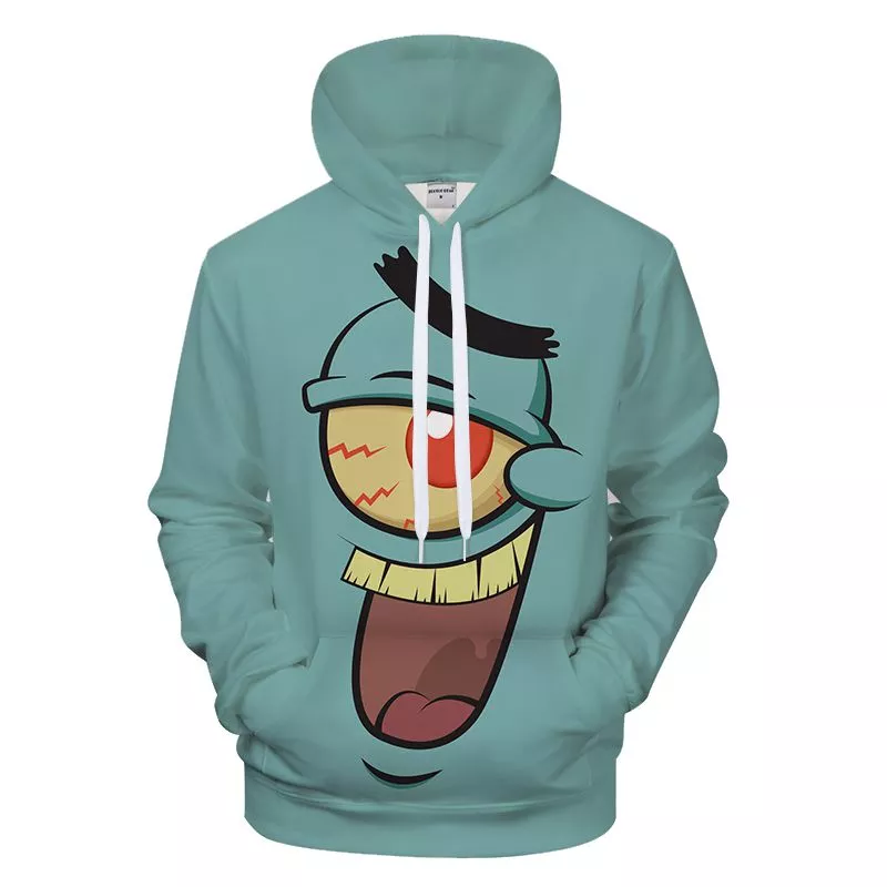 Moletom com Capuz Bob Esponja Lula Molusco