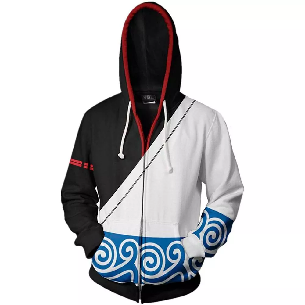 Moletom Gintama Anime New Autumn Winter 3D Printed Men Women Sweatshirt Fashion Cosplay Zipper Men Hoodies Streetwear Jacket Hoodie