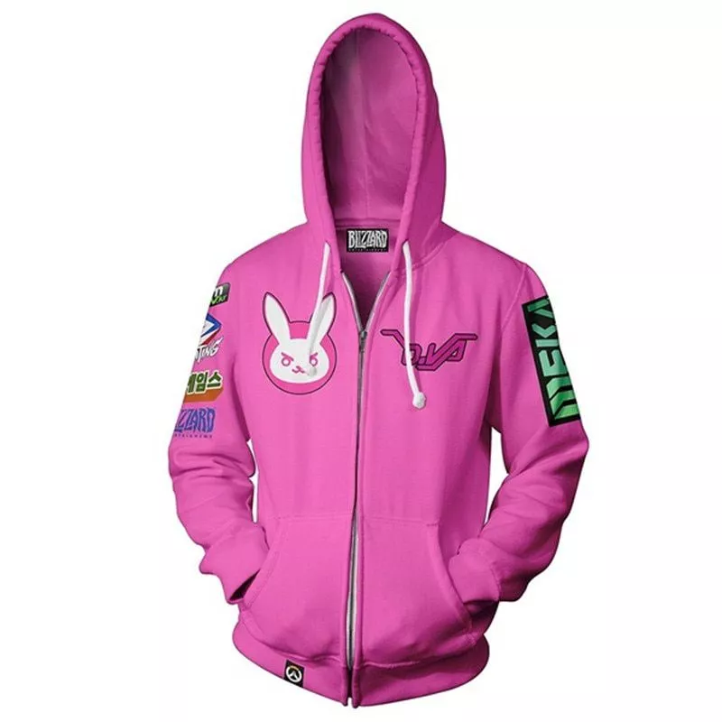 moletom overwatch com capuz 3d impressao digital dva dj cosplay traje feminino casal Colar crânio fones de ouvido estudante pingente colar personalidade casal retro punk masculino titânio aço hip hop colar