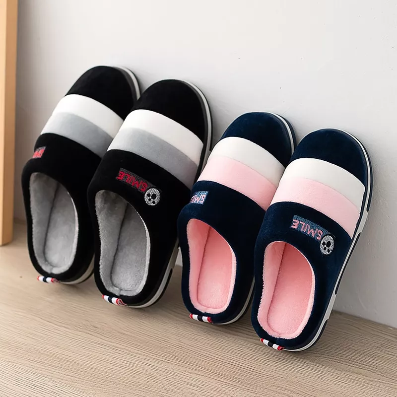 mulheres chinelos de pelucia interior quente anti deslizamento amantes casa Pantufa Moda feminina chinelos de inverno quente pele slides das senhoras dos homens meninos meninas casa sapatos salto plano casa interior quarto zapatilla mujer