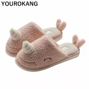 mulheres chinelos em casa chinelos bonitos dos desenhos animados de inverno feminino Pantufa Moda feminina chinelos de inverno quente pele slides das senhoras dos homens meninos meninas casa sapatos salto plano casa interior quarto zapatilla mujer