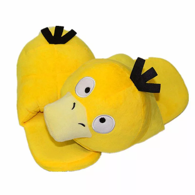 Pantufa Adulto Anime Pokemon Psyduck Aberto