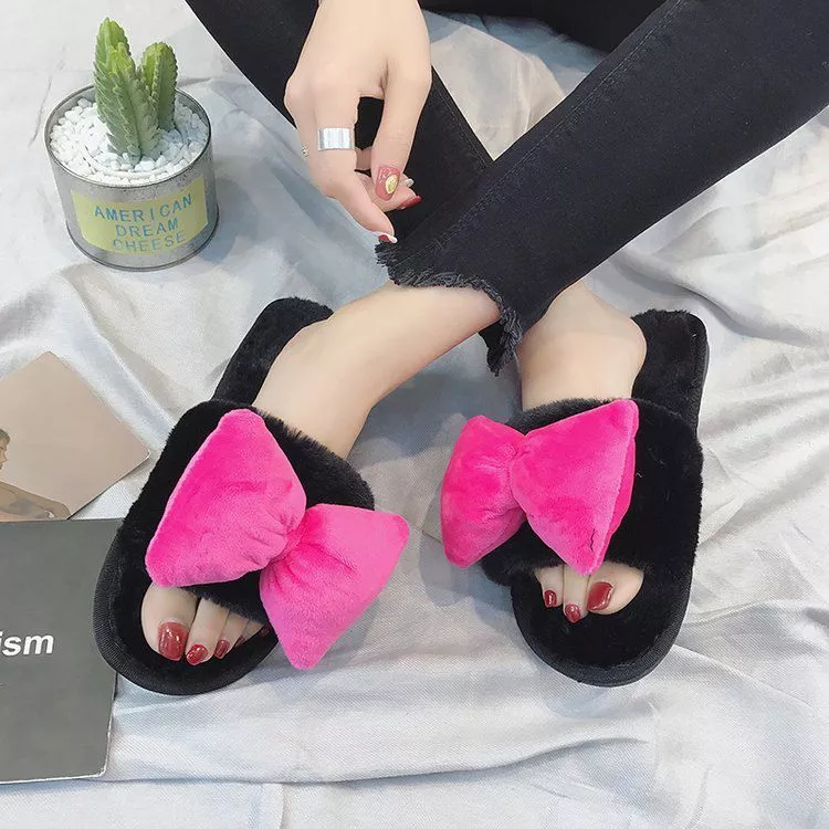 Pantufa Adulto  COOTELILI Moda Chinelos Em Casa Mulheres 4