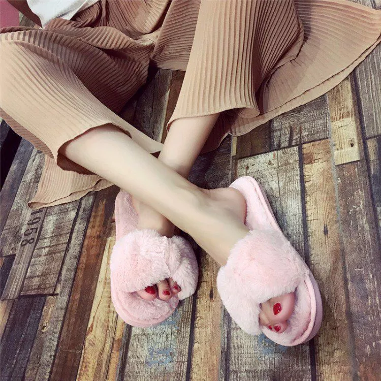 Pantufa Adulto Inverno Felpudo  Antideslizante 1